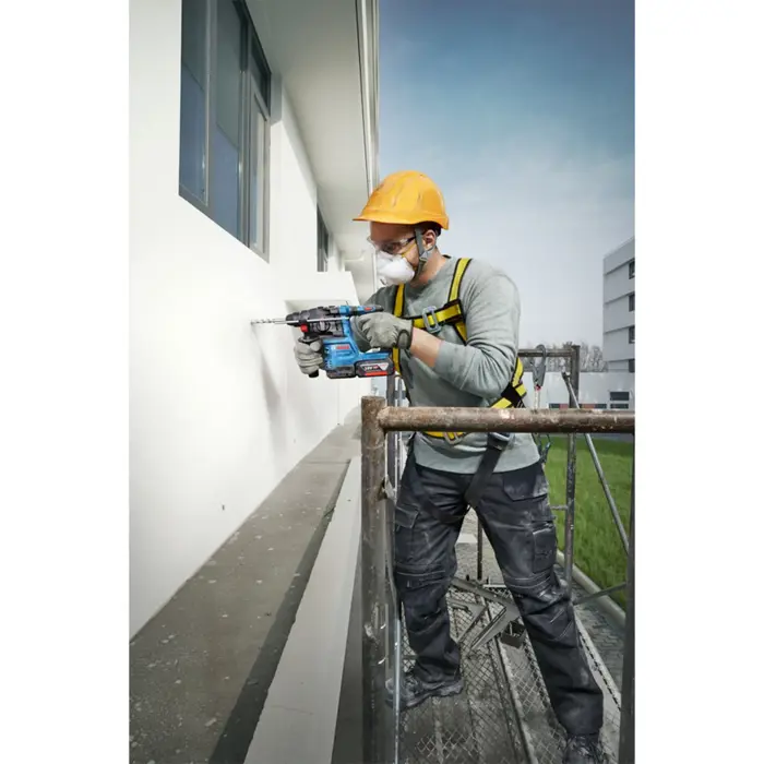 Bosch cordless hammer drill GBH 18V-22 Professional solo, 18 volts (blue/black, without battery and charger, in L-BOXX)