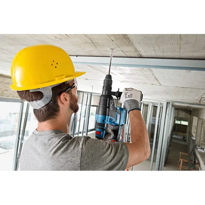 Bosch cordless hammer drill GBH 18V-26 F Professional, 18V (blue/black, 2x battery ProCORE18V 5.5Ah, L-BOXX, dust extraction)
