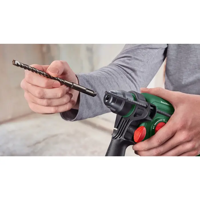 Bosch cordless hammer drill UniversalHammer 18V BARETOOL, adapter (green/black, without battery and charger, POWER FOR ALL ALLIANCE)