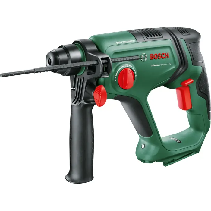 Bosch cordless hammer drill UniversalHammer 18V BARETOOL, adapter (green/black, without battery and charger, POWER FOR ALL ALLIANCE)