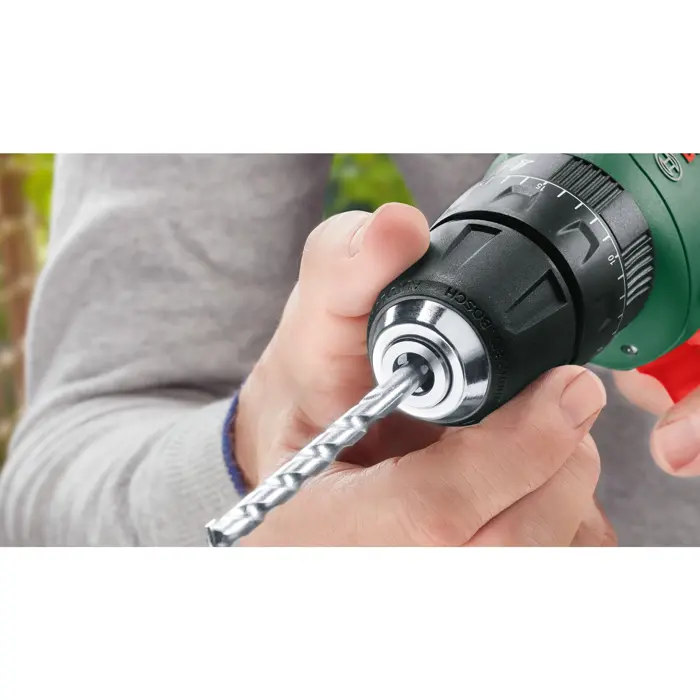 Bosch cordless impact drill EasyImpact 18V-40 + SystemBox (green/black, 2x Li-ion battery 1.5Ah, POWER FOR ALL ALLIANCE)