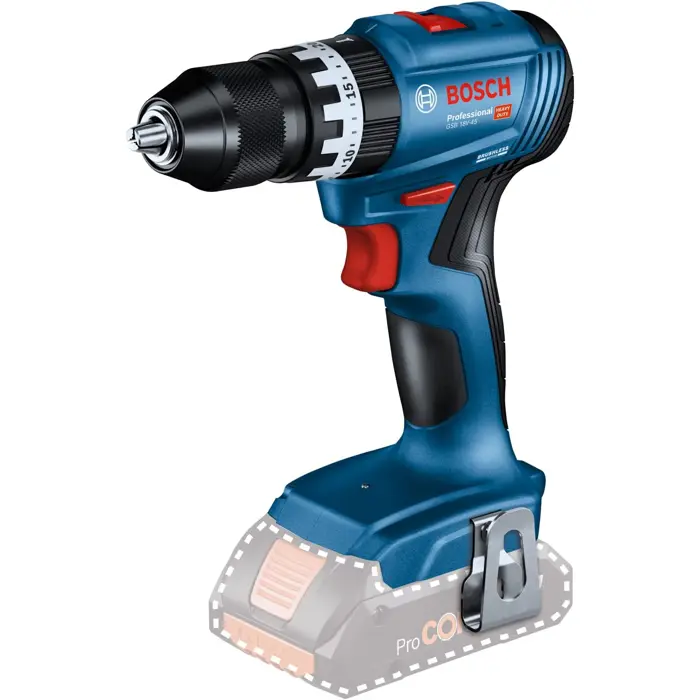Bosch Cordless Impact Drill GSB 18V-45 Professional solo, 18V (blue/black, without battery and charger, in L-BOXX)