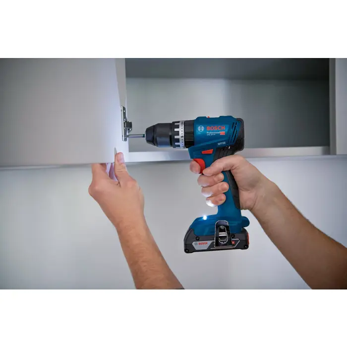 Bosch Cordless Impact Drill GSB 18V-45 Professional solo, 18V (blue/black, without battery and charger, in L-BOXX)