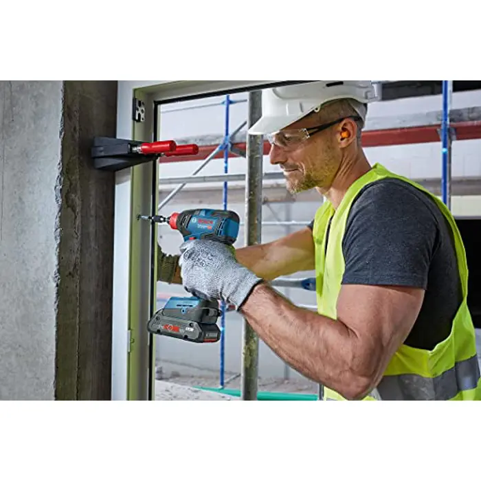 Bosch Cordless impact wrench GDX 18V-200 Professional solo, 18V (blue/black, without battery and charger, L-BOXX)