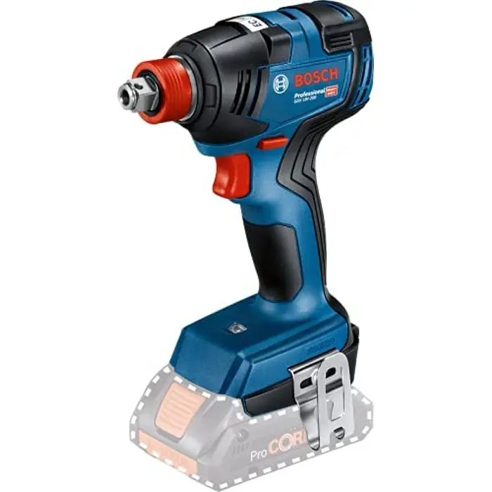 Bosch Cordless impact wrench GDX 18V-200 Professional solo, 18V (blue/black, without battery and charger, L-BOXX)