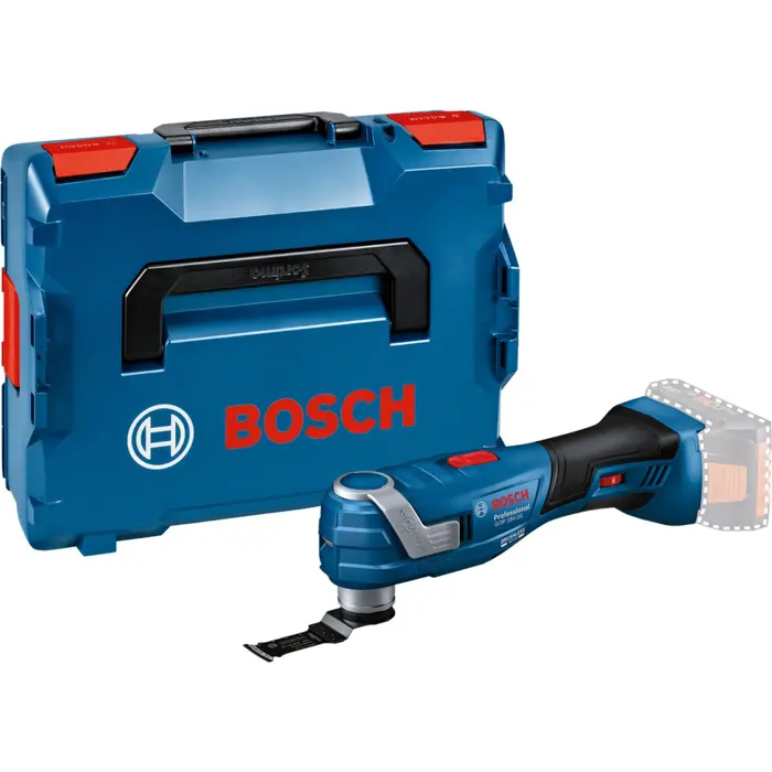 Bosch Cordless Multi-Cutter GOP 18V-34 Solo Professional, 18Volt, multifunctional tool (blue/black, without battery and charger, L-BOXX + accessory box)