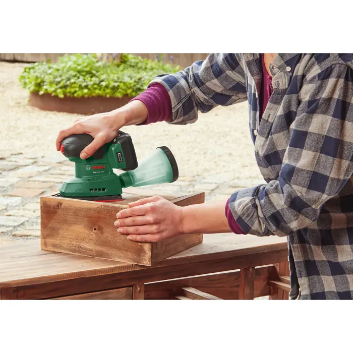 Bosch cordless multi-sander EasySander 18V-8 (green/black, without battery and charger, POWER FOR ALL ALLIANCE)