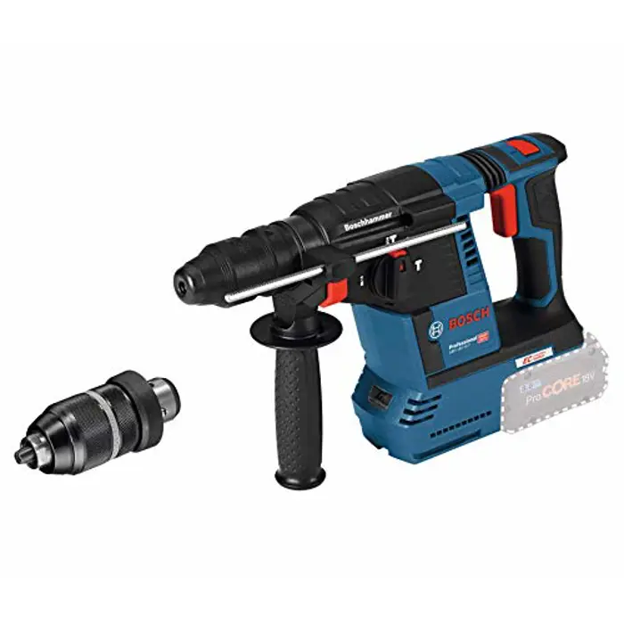 Bosch Cordless Rotary Hammer GBH 18 V-26 F Professional solo (blue / black, without battery and charger)