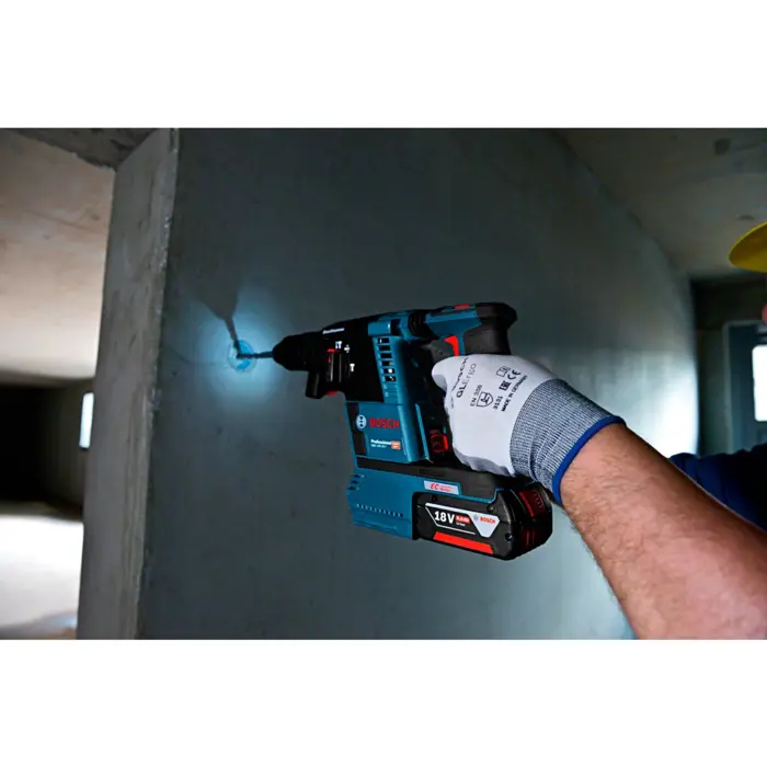 Bosch Cordless Rotary Hammer GBH 18 V-26 F Professional solo (blue / black, without battery and charger)