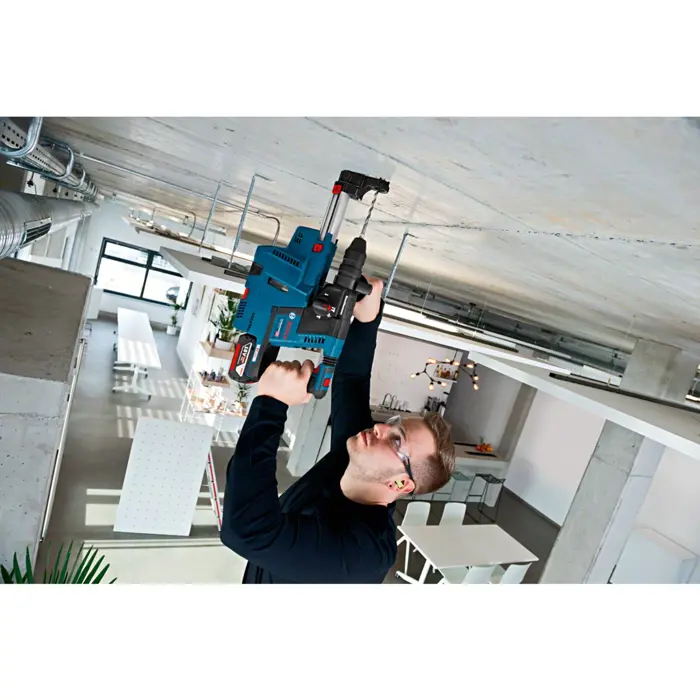 Bosch Cordless Rotary Hammer GBH 18 V-26 F Professional solo (blue / black, without battery and charger)