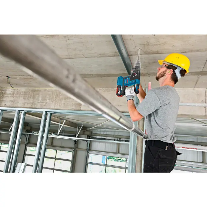 Bosch Cordless Rotary Hammer GBH 18 V-26 F Professional solo (blue / black, without battery and charger)