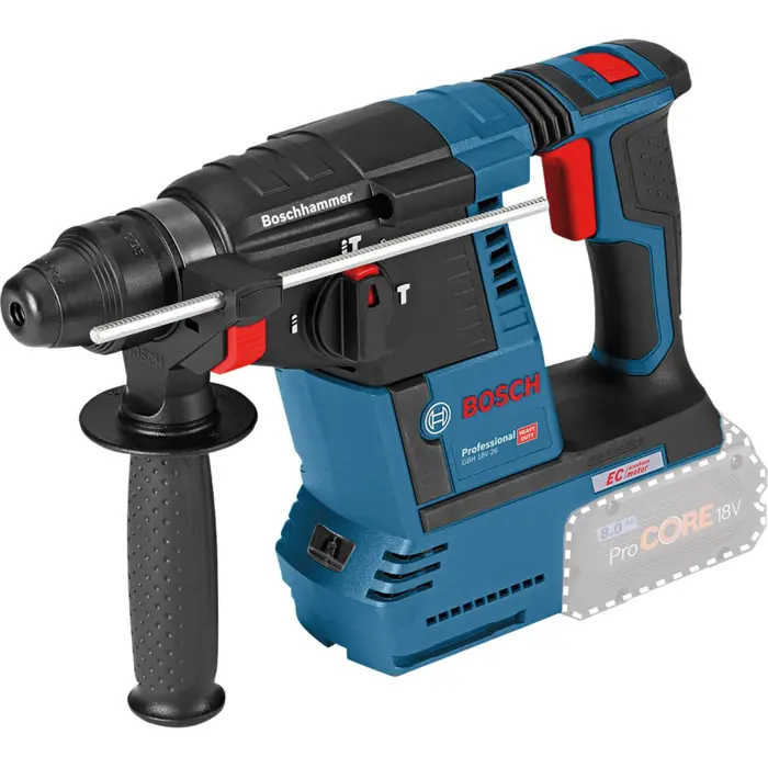 Bosch Cordless Rotary Hammer GBH 18 V-26 Professional - blue, L-BOXX, without battery and charger