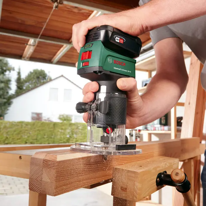 Bosch Cordless router AdvancedTrimRouter 18V-8 (green/black, without battery and charger)