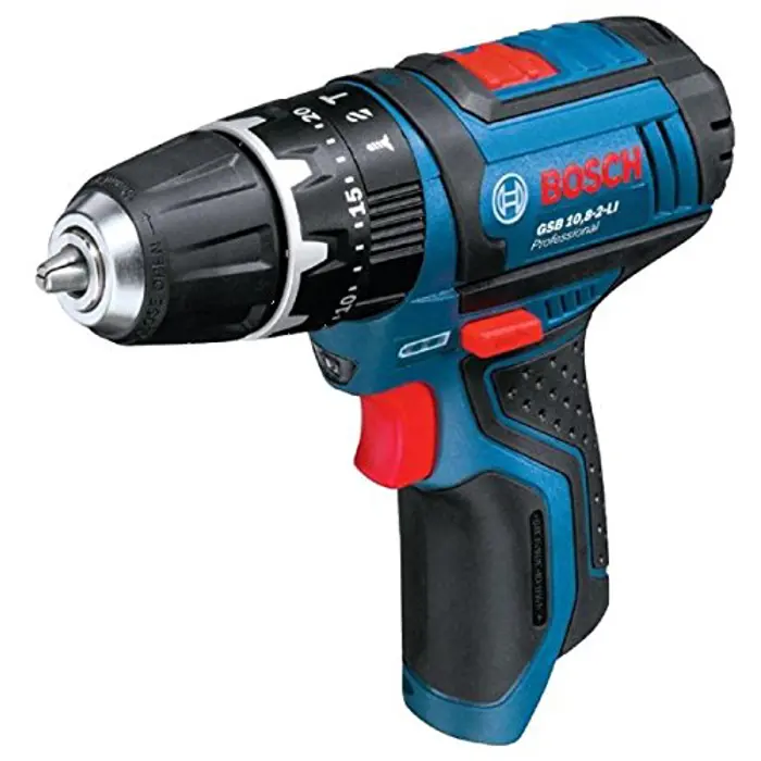 Bosch Cordless Screw Driller GSR 10,8-2-LI Set blue