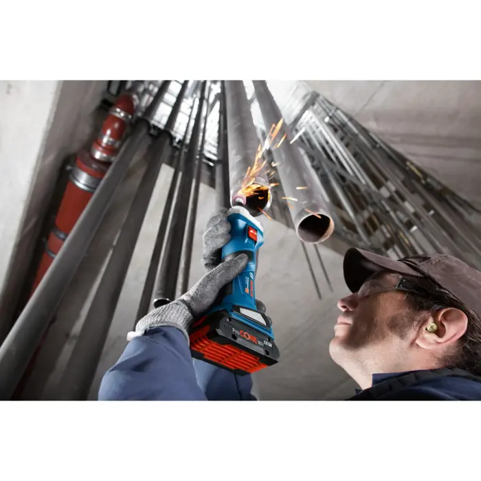 Bosch cordless straight grinder GGS 18V-20 Professional solo (blue/black, without battery and charger, in L-BOXX)