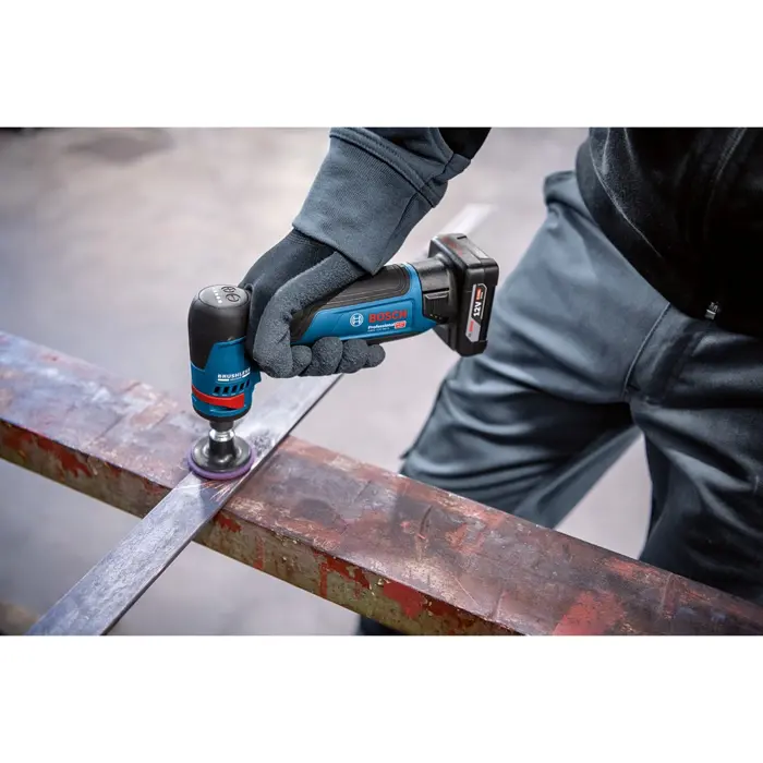 Bosch cordless straight grinder GWG 12V-50 S Professional solo (blue/black, without battery and charger, in L-BOXX)