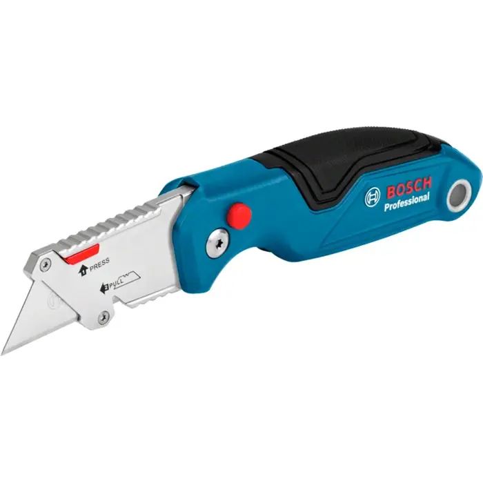 Bosch cutter knife set Professional, 2-piece, carpet knife (blue, for snap-off blades and trapezoidal blades)