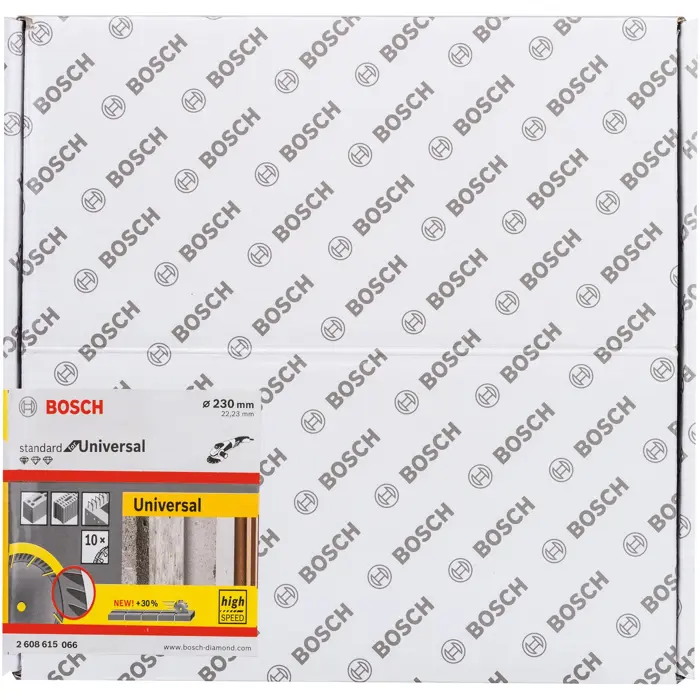 Bosch diamond cutting disc Standard for Universal, 230mm (10 pieces, bore 22.23mm)