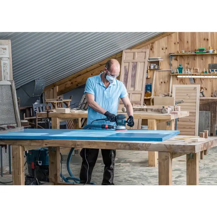 Bosch Expert C470 sanding sheet, 150mm, K320 multi-hole (50 pieces, for eccentric sander)