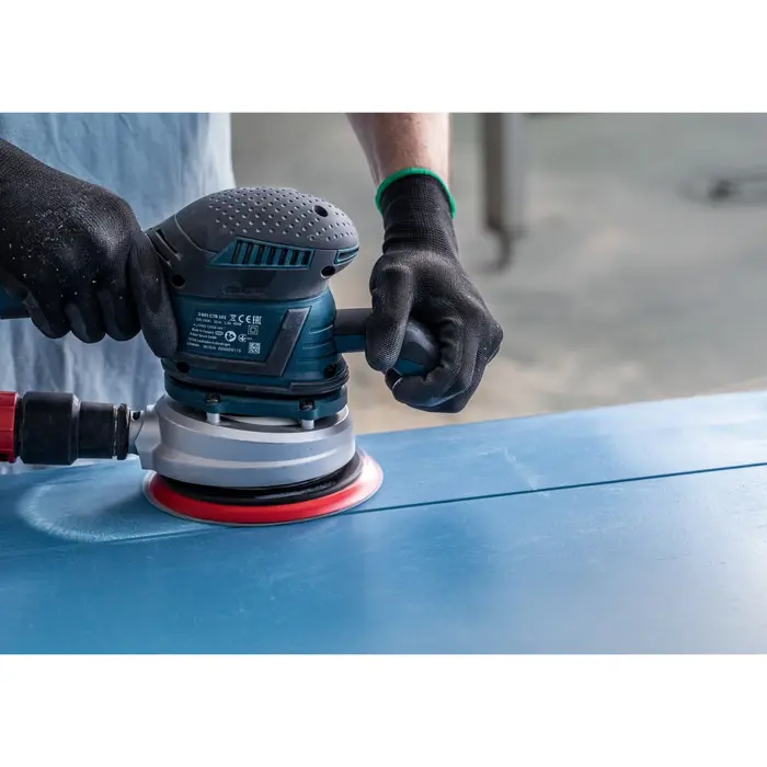Bosch Expert C470 sanding sheet, 150mm, K320 multi-hole (50 pieces, for eccentric sander)
