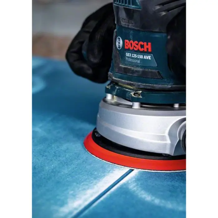 Bosch Expert C470 sanding sheet, 150mm, K320 multi-hole (50 pieces, for eccentric sander)