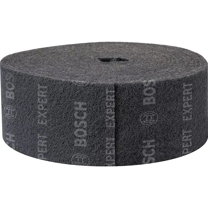Bosch Expert fleece roll N880 Ultrafine S, 115mmx10m, sanding sheet (grey, 10 meter roll, for hand sanding)