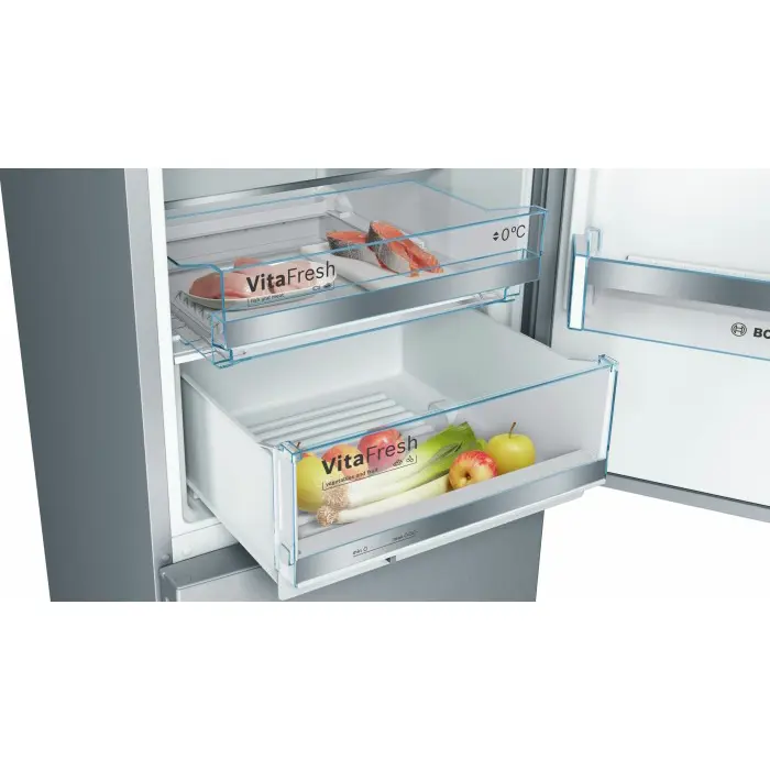 Bosch fridge / freezer combination KGE36AICA series 6 C silver - series 6