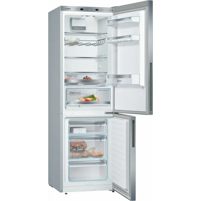 Bosch fridge / freezer combination KGE36AICA series 6 C silver - series 6