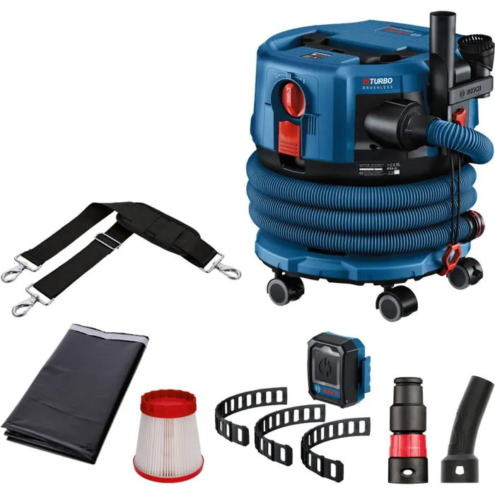 Bosch GAS 18V-12 MC, wet/dry vacuum cleaner (blue, without battery and charger)