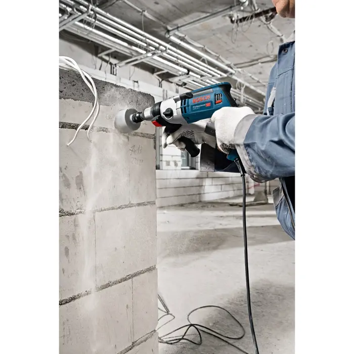 Bosch impact drill GSB 24-2 Professional (blue / black, 1,100 watts)