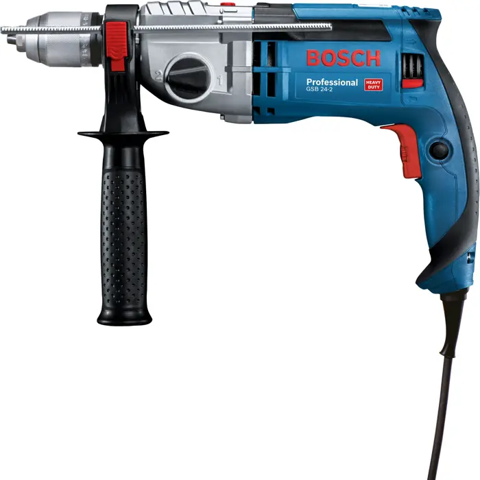 Bosch impact drill GSB 24-2 Professional (blue / black, 1,100 watts)