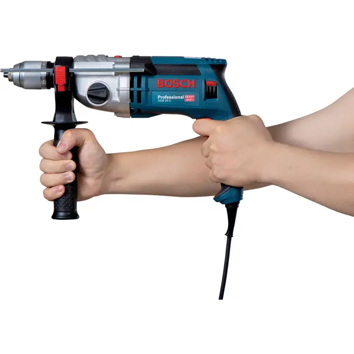 Bosch impact drill GSB 24-2 Professional (blue / black, 1,100 watts)