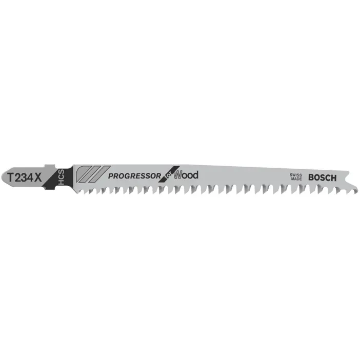 Bosch jigsaw blade T 234 X Progressor for Wood, 117mm (25 pieces)