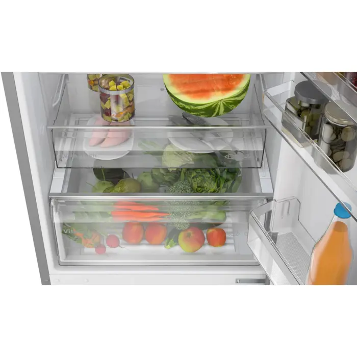 Bosch KGN492IAF Series 4, fridge/freezer combination (stainless steel)