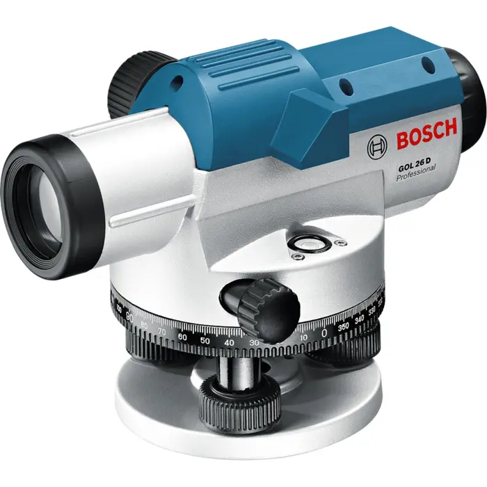 Bosch optical level GOL 26 D Professional (blue, case, measuring unit 360 degrees)