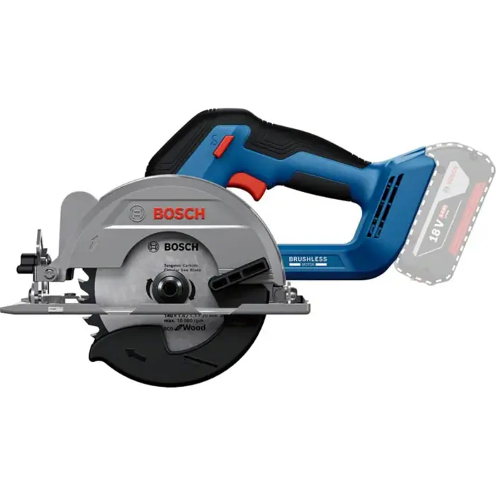 Bosch Powertools cordless circular saw GKS 18V-51 Professional solo, 18Volt (blue/black, without battery and charger, Ø 140mm, in L-BOXX)