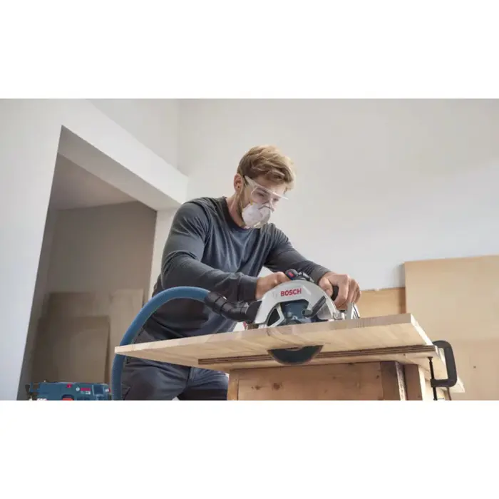 Bosch Powertools cordless circular saw GKS 18V-68-2 Professional solo, 18Volt (blue/black, without battery and charger, Ø 190mm, in L-BOXX)