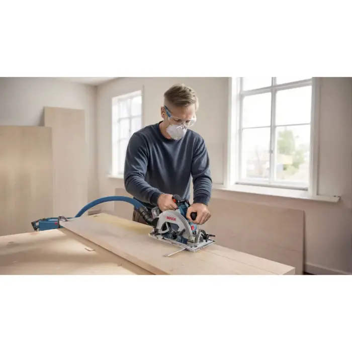 Bosch Powertools cordless circular saw GKS 18V-68-2 Professional solo, 18Volt (blue/black, without battery and charger, Ø 190mm, in L-BOXX)