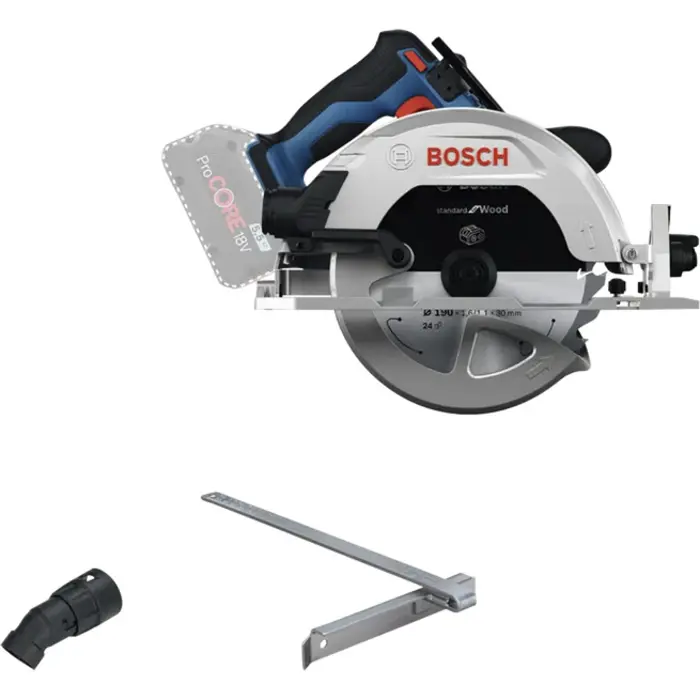 Bosch Powertools cordless circular saw GKS 18V-68-2 Professional solo, 18Volt (blue/black, without battery and charger, Ø 190mm)