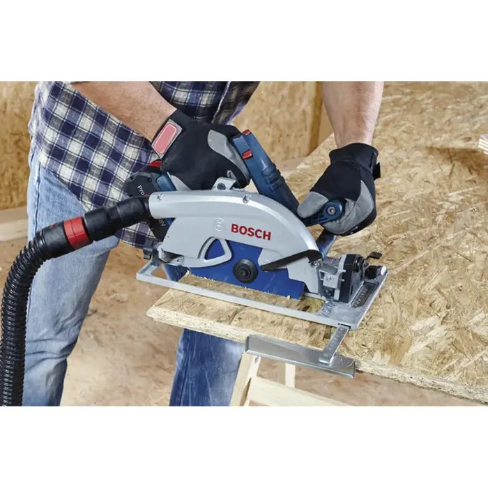 Bosch Powertools cordless circular saw GKS 18V-68 G Professional solo, 18Volt (blue/black, without battery and charger, in L-BOXX, Ř 190mm)