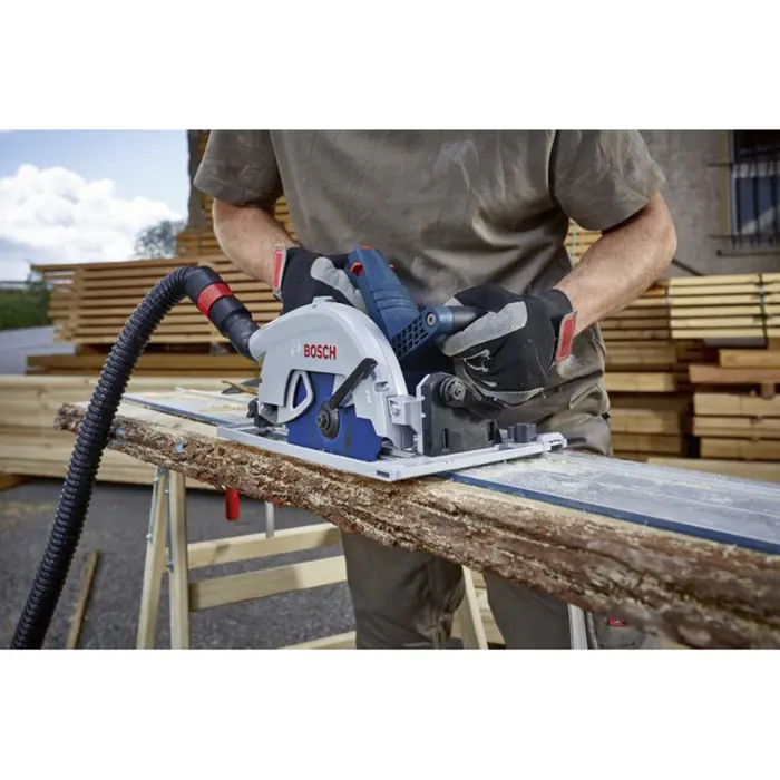 Bosch Powertools cordless circular saw GKS 18V-68 G Professional solo, 18Volt (blue/black, without battery and charger, in L-BOXX, Ř 190mm)