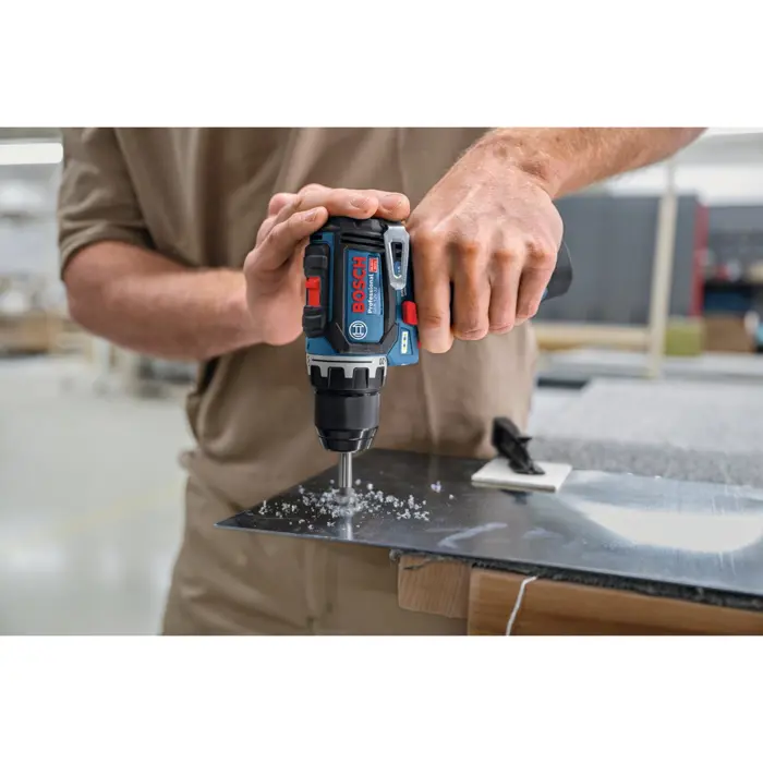 Bosch Powertools cordless drill/driver GSR 12V-32 Professional, 12Volt (blue/black, 2x Li-ion battery 2.0Ah, L-BOXX)