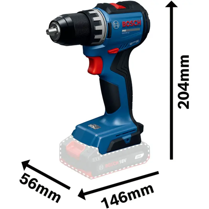 Bosch Powertools cordless drill/driver GSR 18 Volt 52 Nm