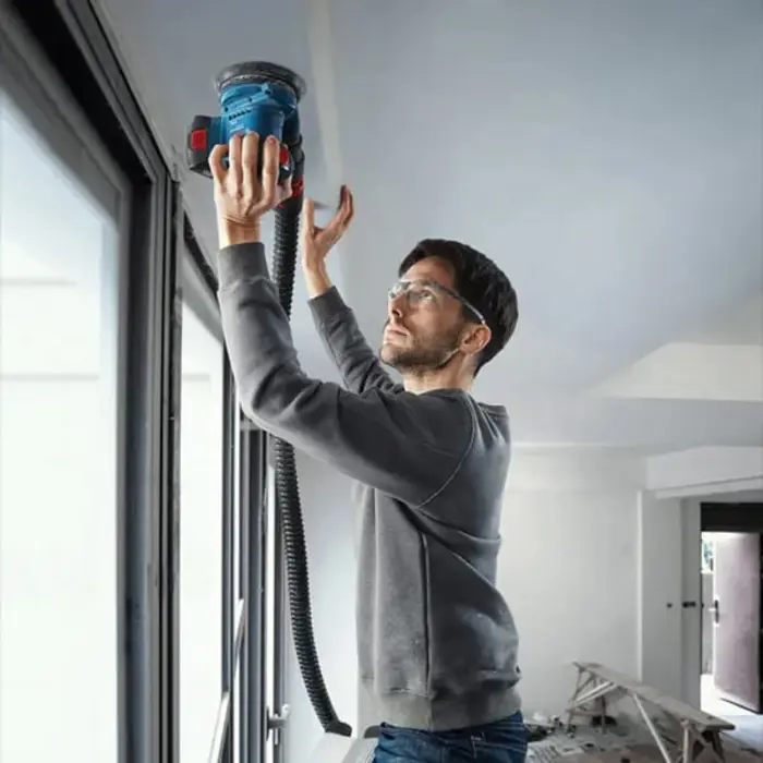 Bosch Powertools cordless eccentric sander GEX 185-LI Professional solo, 18 volts (blue/black, without battery and charger, ? 125mm)