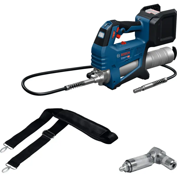 Bosch Powertools cordless grease gun GFP 18V-10 Professional solo, 18Volt (blue/black, without battery and charger)