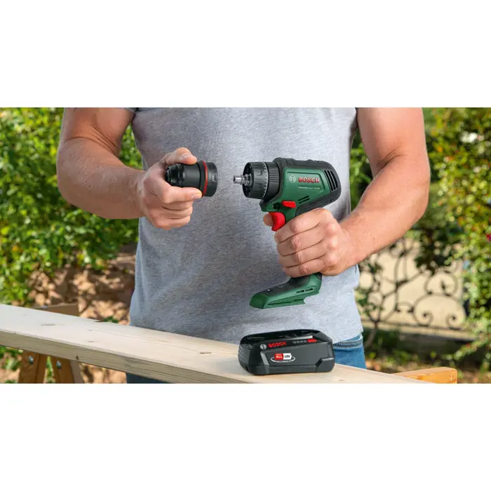 Bosch Powertools cordless impact drill AdvancedImpact 18V-80 QuickSnap Solo (green, without battery and charger, POWER FOR ALL ALLIANCE)