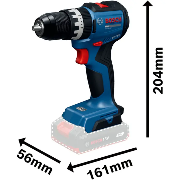 Bosch Powertools Cordless Impact Drill GSB18V-52 (Boxed)