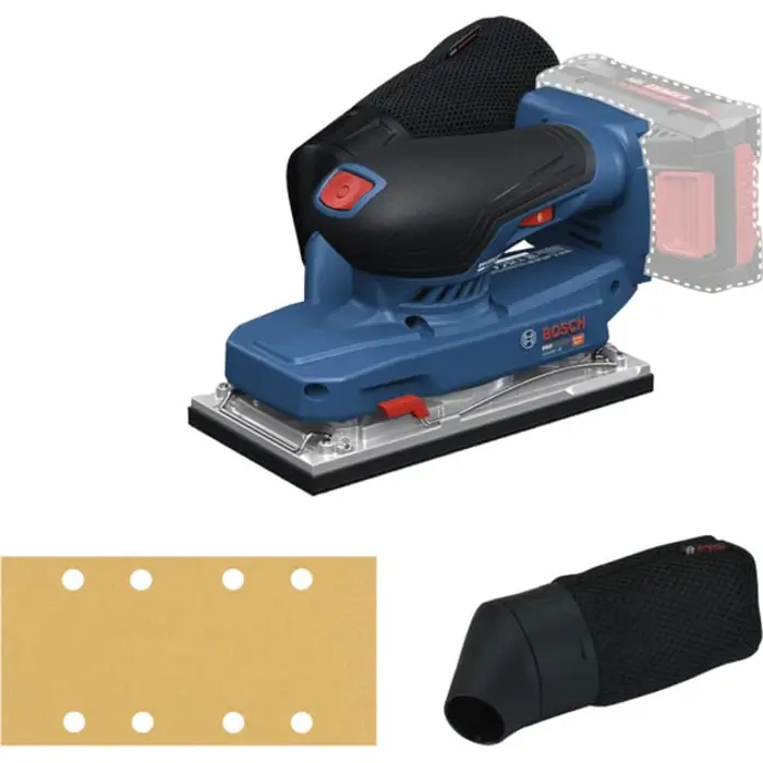 Bosch Powertools cordless orbital sander GSS 18V-18 Professional solo, 18Volt (blue/black, without battery and charger, in L-BOXX)