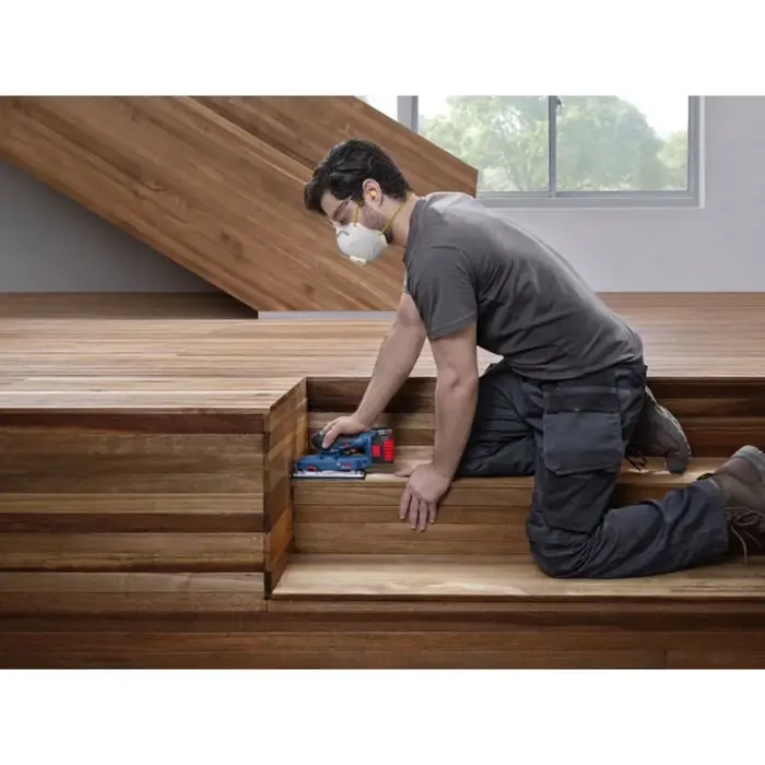 Bosch Powertools cordless orbital sander GSS 18V-18 Professional solo, 18Volt (blue/black, without battery and charger)