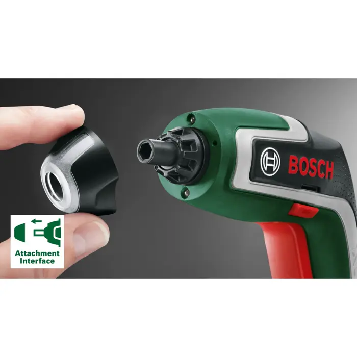 Bosch Powertools cordless screwdriver IXO 7 Flexi set 3.6 volts (green/black, Li-ion battery 2.0 Ah, flexible extension 30cm)
